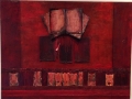 Untitled (red) mixed media 36x48 2011