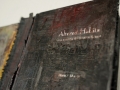 Untitled (with book cover) mixed media 18x24 2011 (detail)